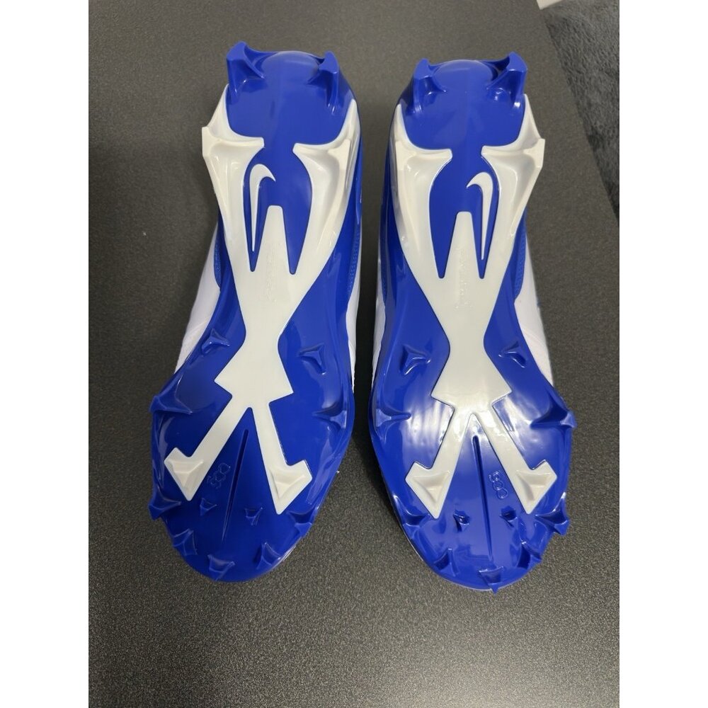 Nike Alpha Menace 4 Pro Football Cleats FD7037-103 White Royal Blue Size 9 - Picture 10 of 10